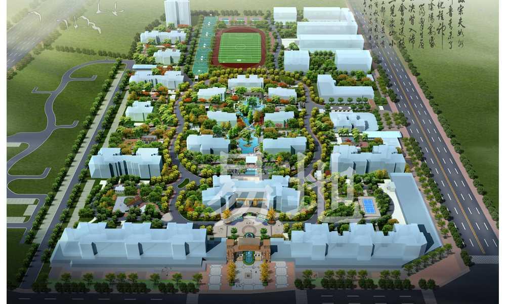 郑州易地园林景观规划设计有限公司作品,新合鑫睿智禧园